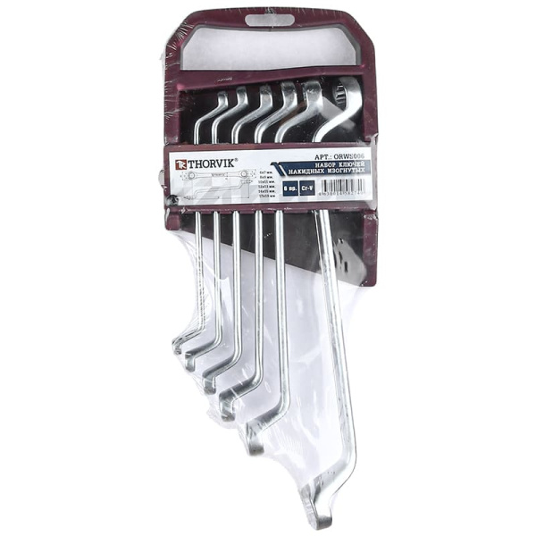 Набор ключей накидных 6-19 мм, 6 пр. (ORWS006)