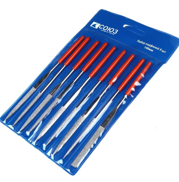 Набор надфилей СОЮЗ 140мм 9шт 1051-02-140C (094159)