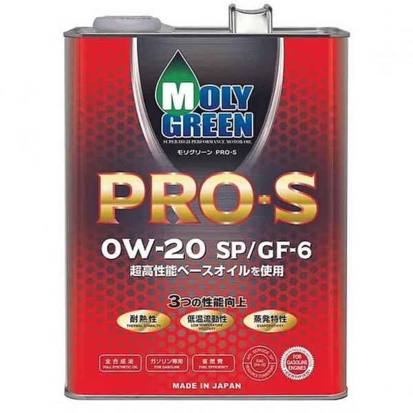 Масло 0W20 SP MOLY Green PRO S 4л GF-6