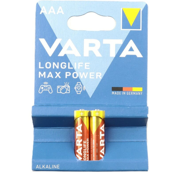 батар. LR03/BP2 Max Tech 4703.101.412 (к-т 2шт) (114733) VARTA