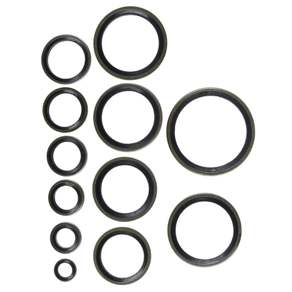 Набор прорезиненых шайб KIT2 1шт. ассорт.