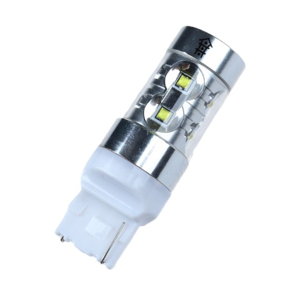 B70T2010CR5001-NW, 10-светод.Светофор CREE 5W, цок. T20 1конт (000069)