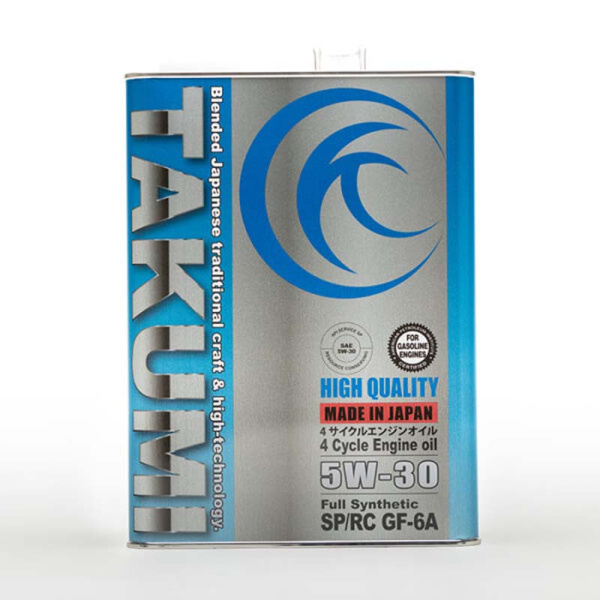 Масло 5W30 SPGF-6A TAKUMI IMPORT 4л синтетическое