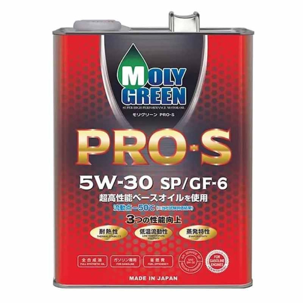 Масло 5W30 SP MOLY Green PRO S 4л GF-6