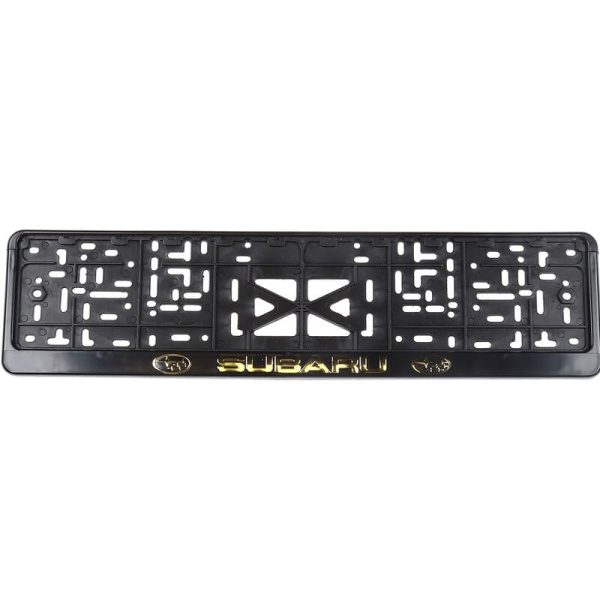 Рамка ном.знака с защелкой черная, Nissan СЕРЕБРО 1шт. 112/1-NS-c (14607/001616)