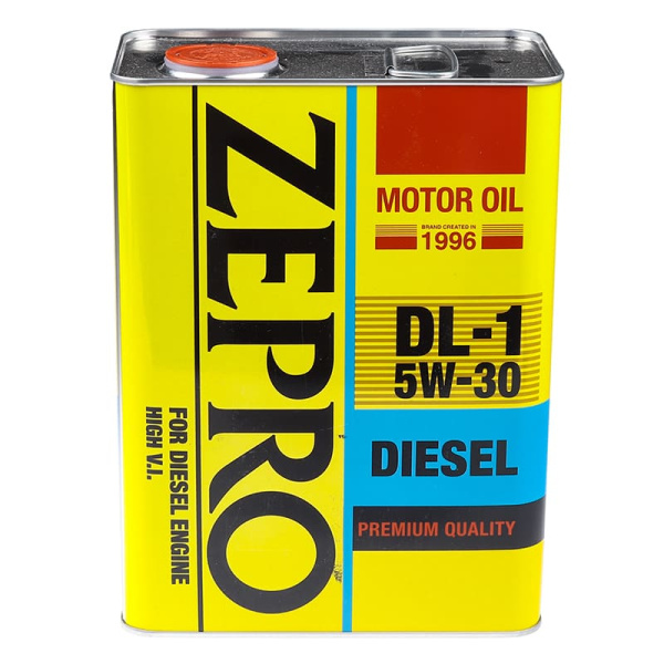Масло 5W30 DL-1 Zepro Diesel 4л полусинтетическое (2156-004-0)  КОРЕЯ