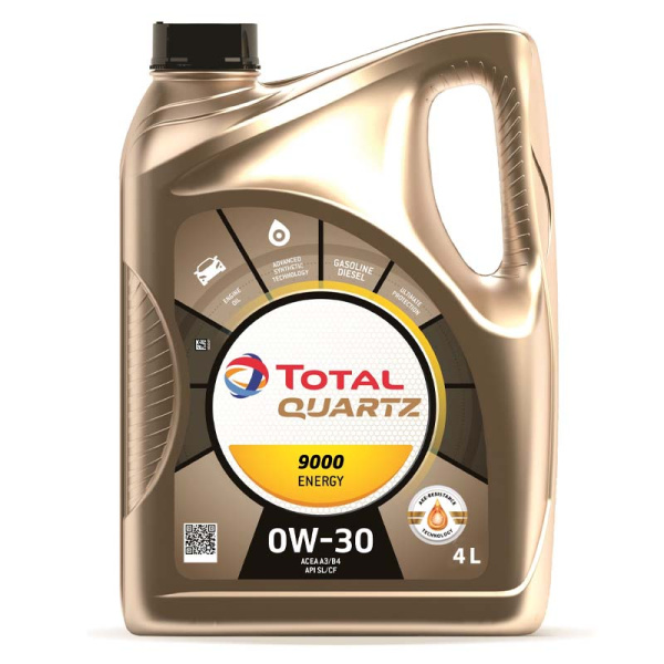 Масло 0W30 SLCF синт.4л TotalQuartz 9000 Energy