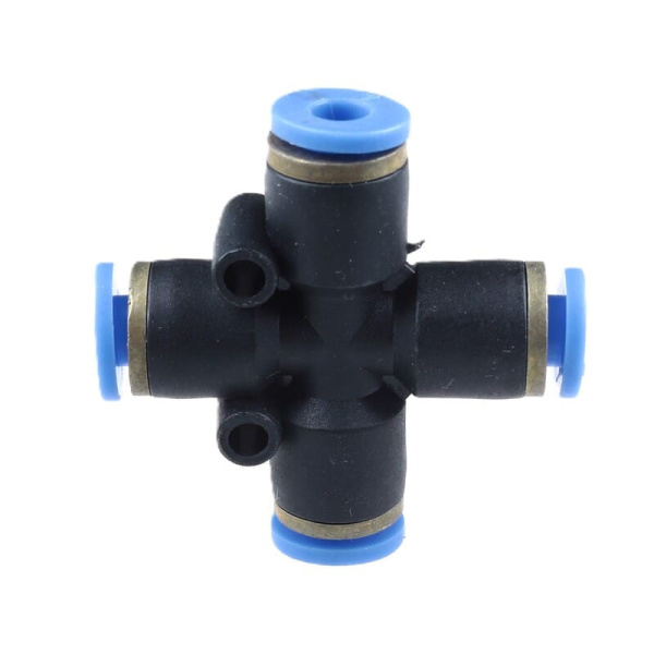 фитинг трубок 4 выхода  HH-080-PZA-4мм Топ Авто