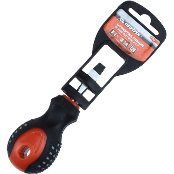 Отвертка Fusion SL6.0*38 мм AntiSlip (11404/101538) Matrix