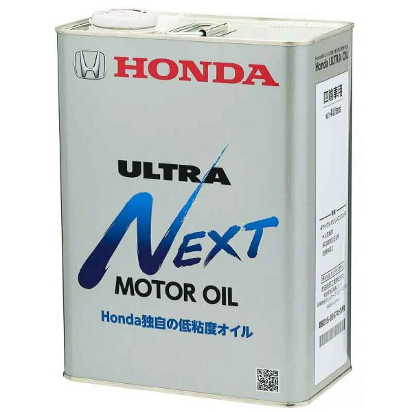 Масло моторное 0W7.5 Honda Ultra Next синтетическое 4л Масло моторное 0W7.5 Honda Ultra Next синтетическое 4л