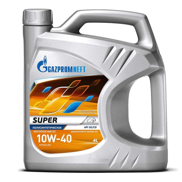 масло 10W40 SGCD полус.4л Super Gazpromneft
