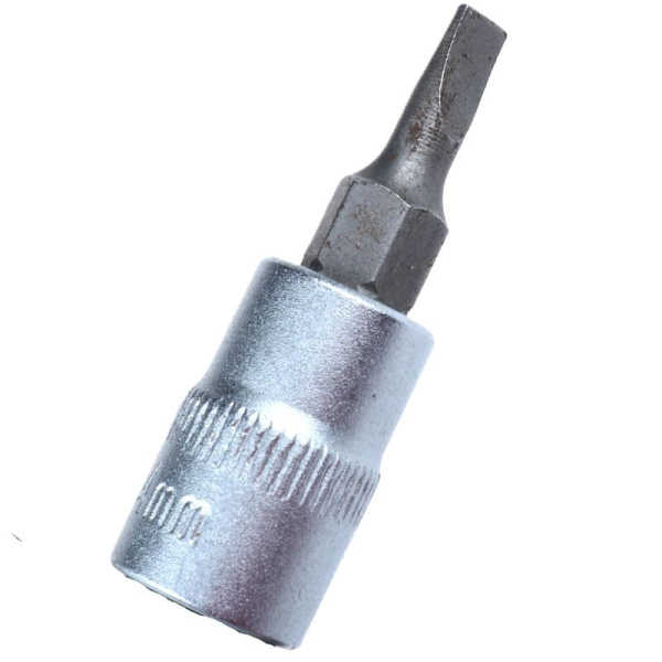 Головка с битой вставкой SL4 , квадрат 1/4" (13807) Stels