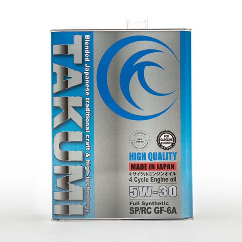 Масло 5W30 SP/GF-6A TAKUMI IMPORT 4л синтетическое - купить в