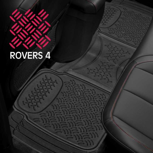 Коврик Rovers-4черн. RS0422 BK зад.ряд Carfort