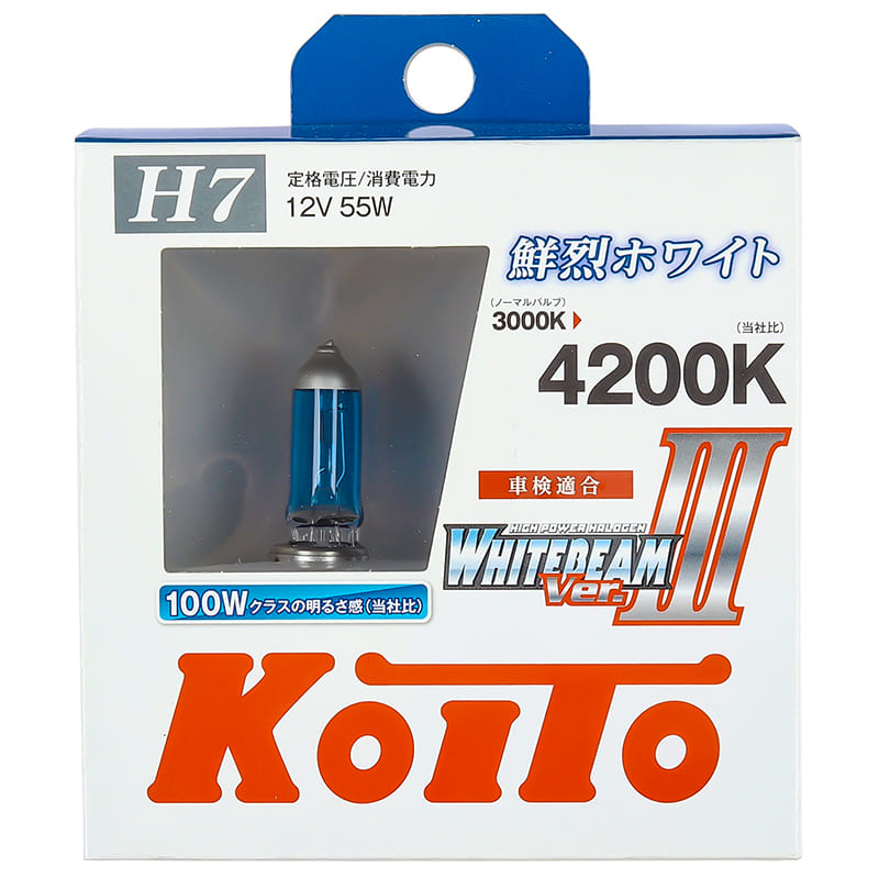 H7 12V55W 4200K KOITO (P0755W) компл. (054840)