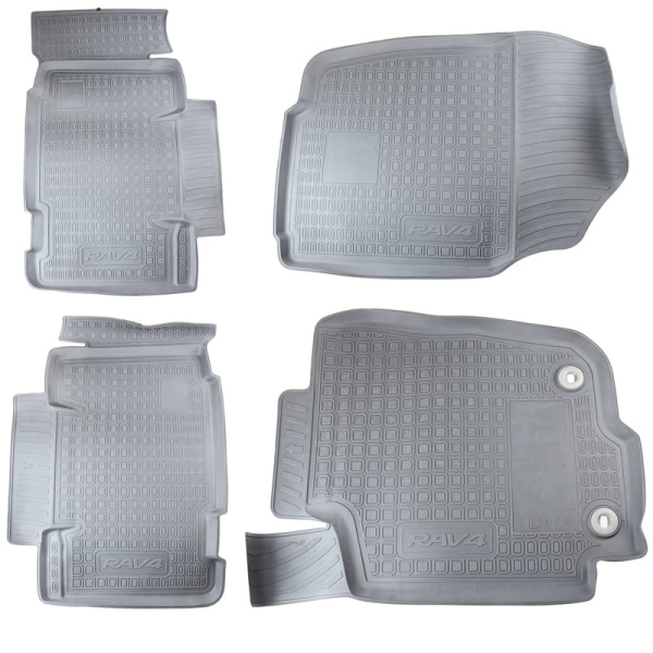 коврики PZ4N1-X0350-RP салона GY резин., ориг. (к-кт 4шт.) Toyota