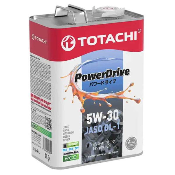 Масло 5W30 DL-1 Totachi PowerDrive 4л синтетическое