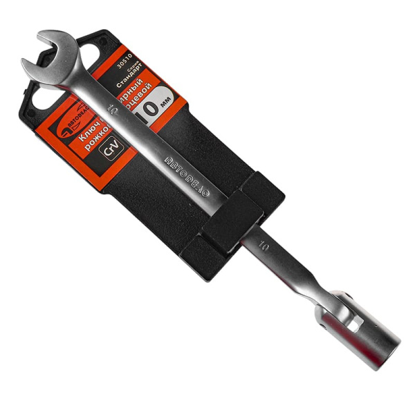 Ключ рожковый/головка-кардан АвтоДело 10мм (АД-30510) 305108