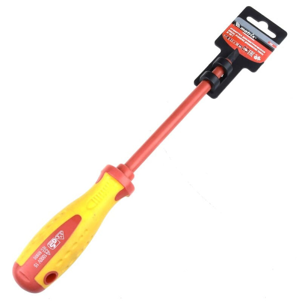 Отвертка Insulated SL6,5*150 мм (12920) Matrix