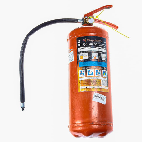 Огнетушитель Пожтехника порош. ОП-4 с манометром 4кг (830040)