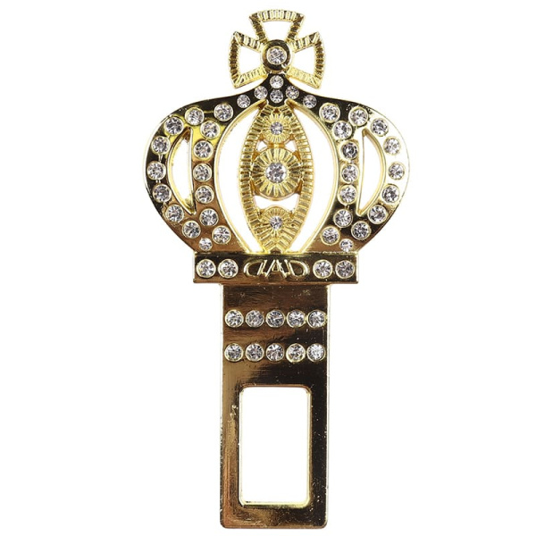 Заглушка ремня безопасности TORSO, Корона, металлическая (5091130)