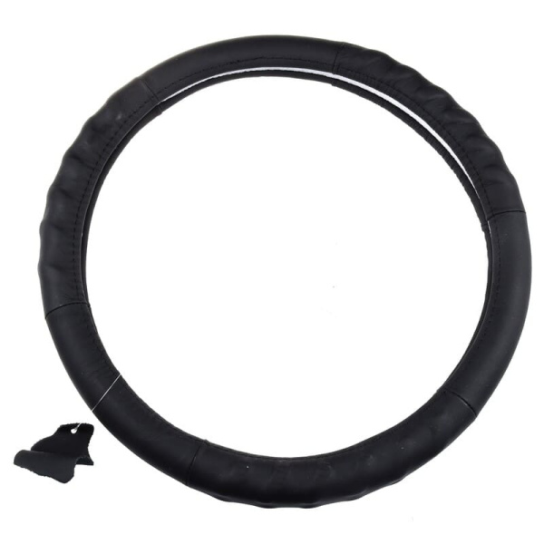 Оплётка M на руль кож.(рельеф под пальцы) черн.M, AP-300 BK M (555894)