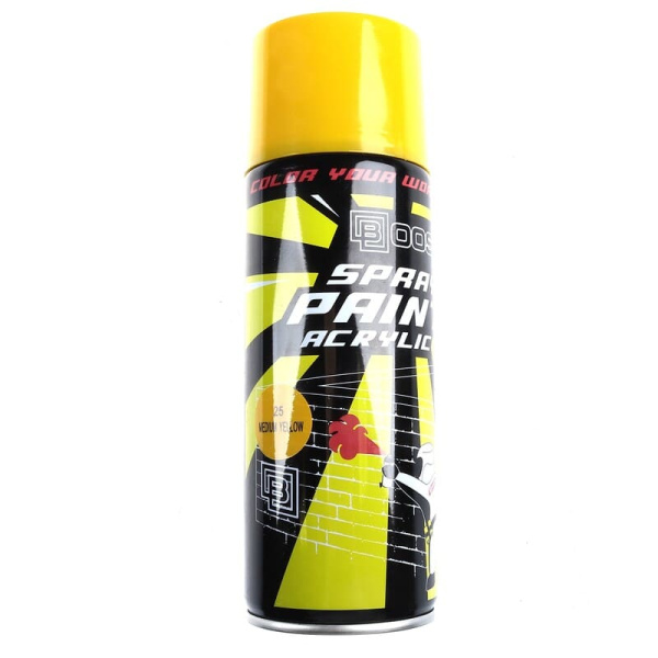Краска-спрей BOOST  SP-Y25  520мл желтая