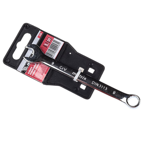 Ключ комб. 9мм хром (15153) Matrix