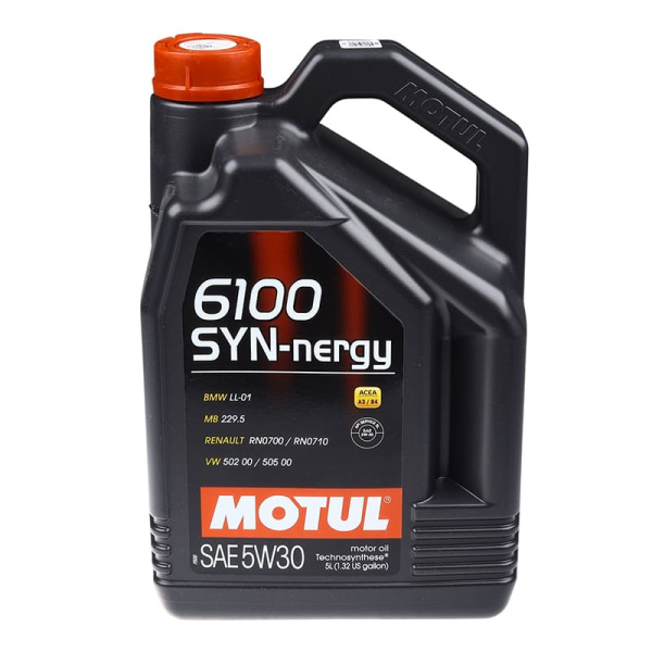 Масло 5W30 SL Motul Synergie 6100 5л полусинтетическое (113439/426457)
