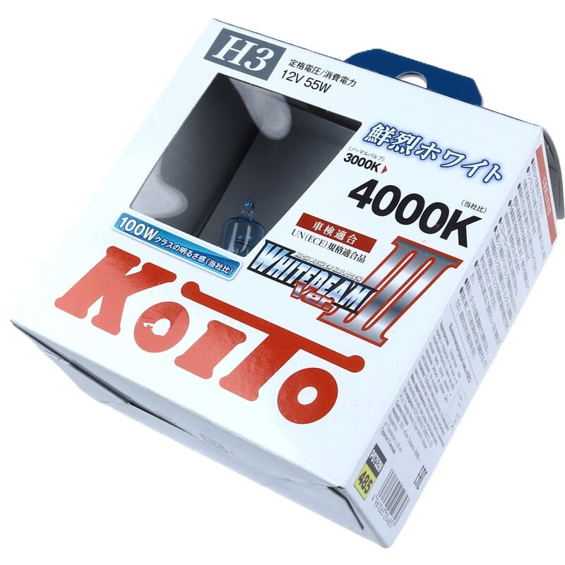 H3 12V55W 4000K (P0752W) компл. (054857) KOITO