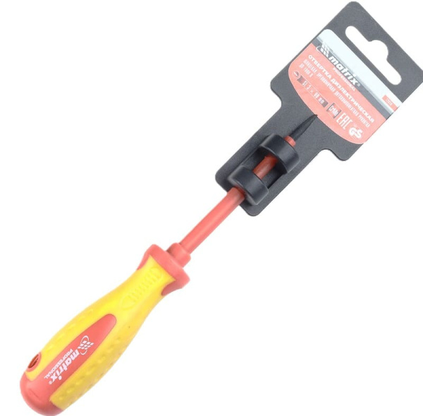 Отвертка Insulated SL3.0*80 мм (12914/031774) Matrix
