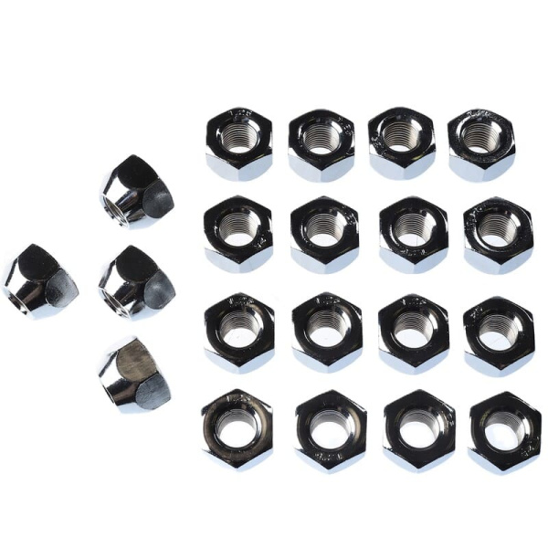 набор 21HEX 12*1.25 chrom с отверст.(43469/112206) 20шт. 103HC-20P Kyoei