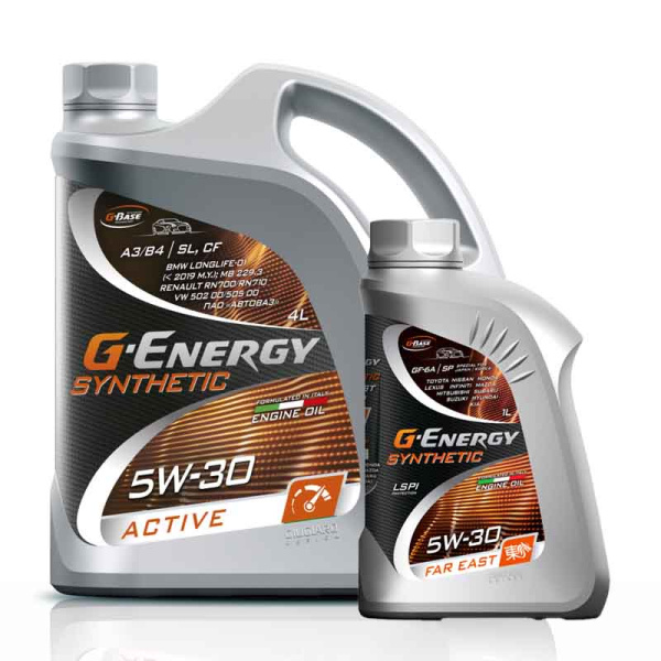 масло 5W30 SP G-Energy Far East 4л+ 1л синтетическое