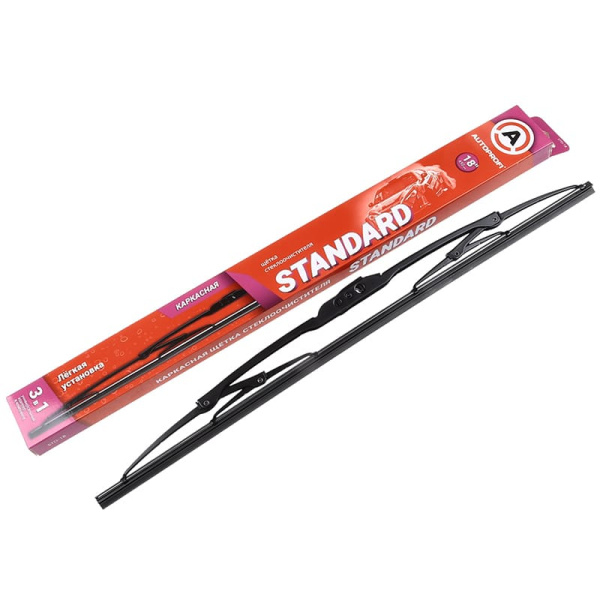 Дворник 450мм, 18" каркасный Autoprofi STD-18 (844368)