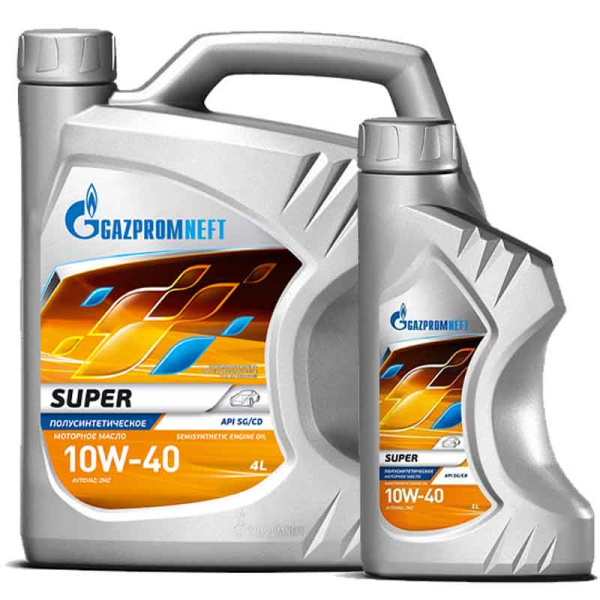 Масло 5W40 SGCD Gazpromneft Super 4л+1л полус
