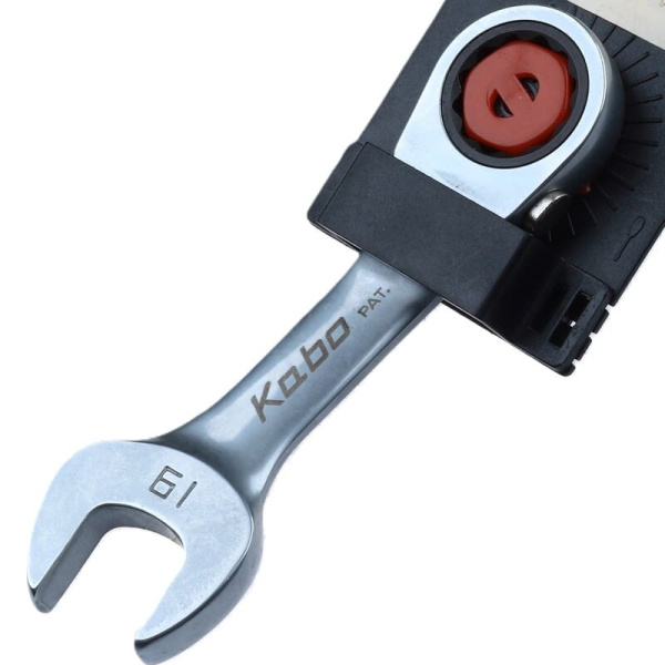 Ключ комб. (с трещ.-72 зуб.,реверс.,шаг 5*,угл15*) 19мм  K-PFH191