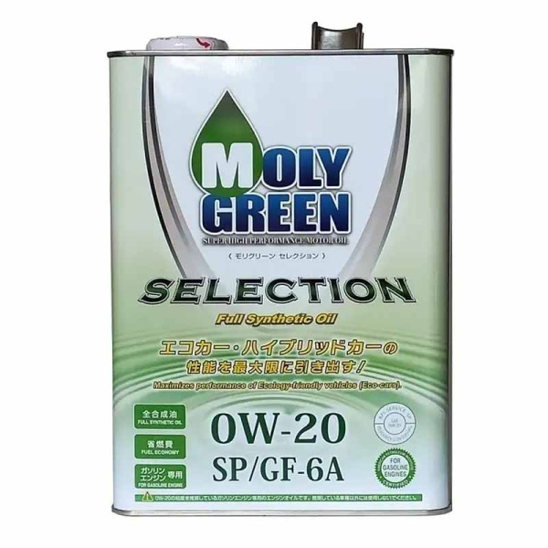 Масло 0W20 SPGF-6A MOLY Green Selection 4л
