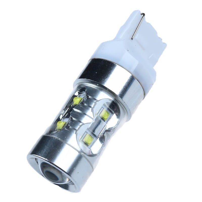 B70T2010CR5001-NW, 10-светод.Светофор CREE 5W, цок. T20 1конт (000069)