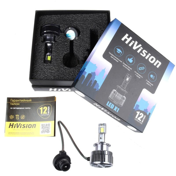D4S 6000K ксенон "HiVision" X1 (к-т)  Л0407