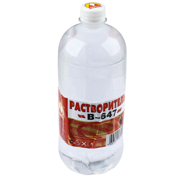 Растворитель "Вершина" 647, 1л (161942/11847)