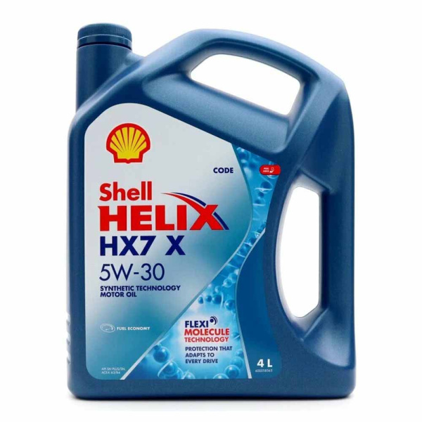 масло 5W30 SN Shell Helix HX7 X 4л синтетическое