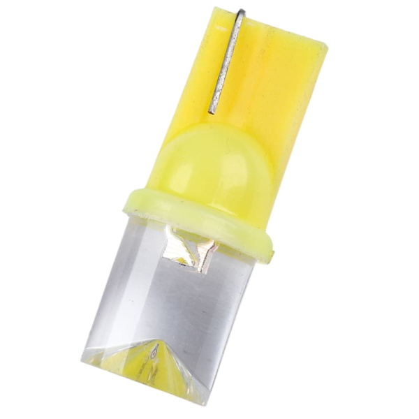 12V5W светод. желтый б/ц  (1шт.) средн. (52179)