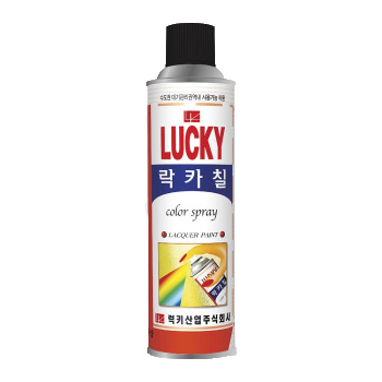 Краска-спрей LUCKY 530мл LC-388 чёрный матовый