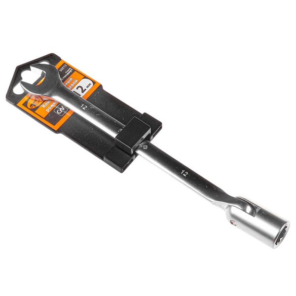 Ключ рожковый/головка-кардан АвтоДело 12мм (АД-30512/305122)