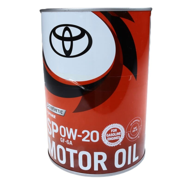 Масло 0W20 SP Toyota 1л GF-6A синтетическое 08880-14306