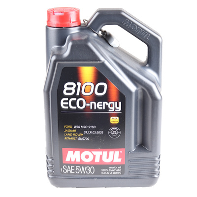 Масло 5W30 SL/CF Motul Eco-nergy 8100 5л синтетическое A5/B5 (102898/007229/238463/109352/292380)