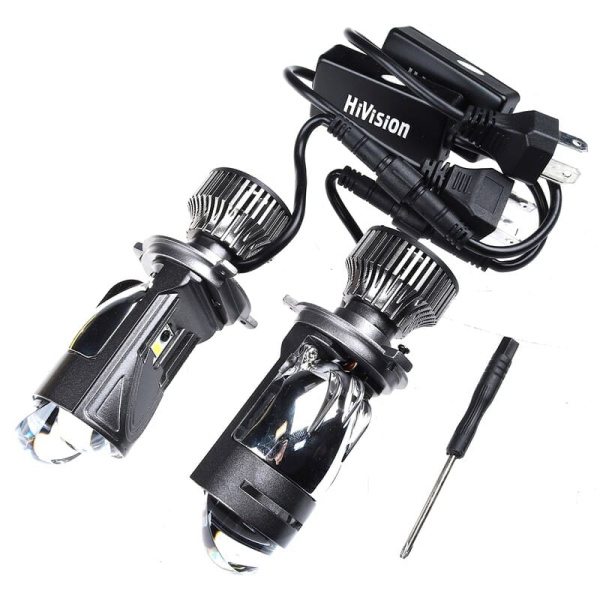 H4 12V 6000K  HiVision L1 Lens (к-т) Л0481(003230)