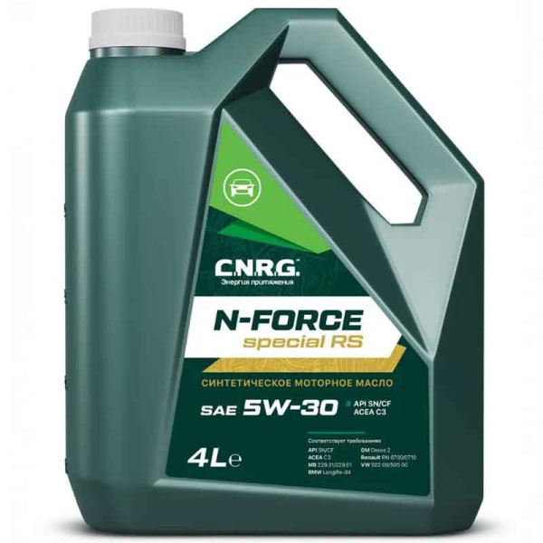 Масло моторное 5W30 CNRG N-Force Special RS 4л