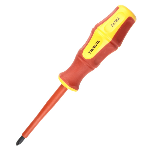 Отвёртка (+) PH2*100 (SDPI210) стержневая диэлектрич. Thorvik