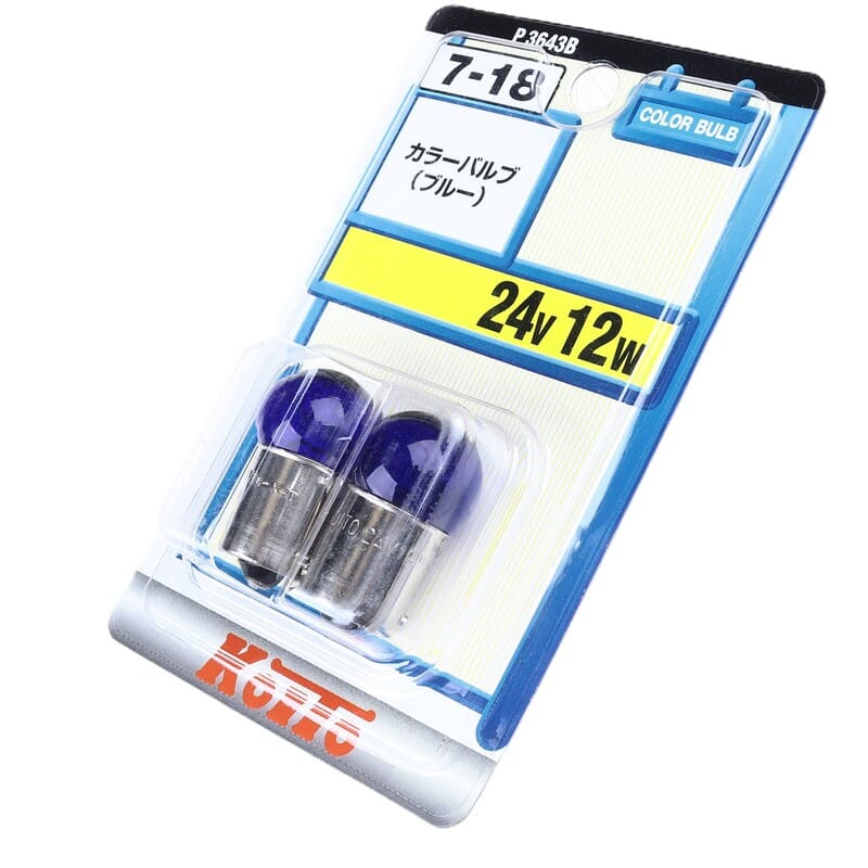 24V12W KOITO (P3643B) син. (компл)